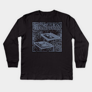 System of a Down - Technical Drawing Kids Long Sleeve T-Shirt